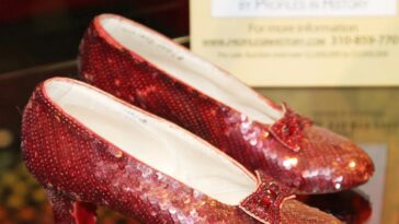Des pantoufles Ruby du Magicien d'Oz volées par un criminel de carrière cherchant « un dernier score »