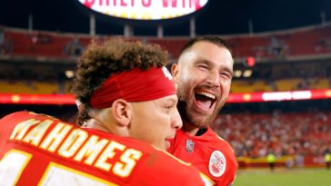 Travis Kelce est le même gars qu'il était avant Taylor Swift, dit Patrick Mahomes