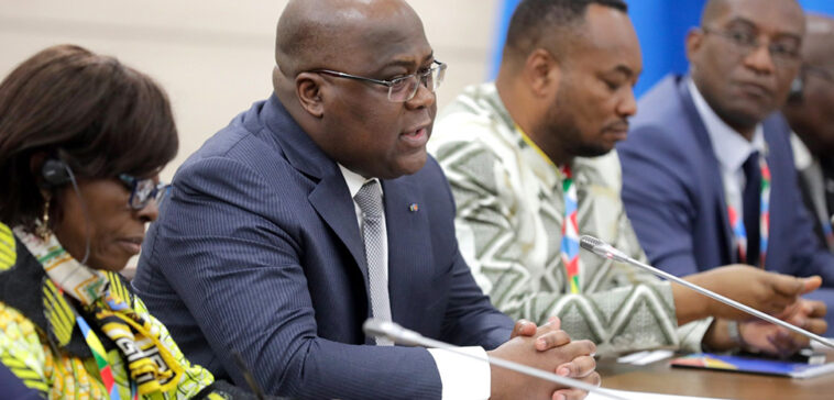 cc kremlin.ru, modified, https://commons.wikimedia.org/wiki/File:F%C3%A9lix_Tshisekedi_-_2019.jpg
