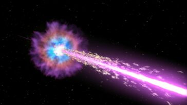 Black Hole Drives Powerful Jets of Particles