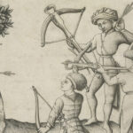 cc Meister der Spielkarten - Metropolitan Museum of Art, modified, https://commons.wikimedia.org/w/index.php?search=crossbow+medieval+print+filetype%3Abitmap&title=Special%3ASearch&profile=advanced&fulltext=1&advancedSearch-current=%7B%22fields%22%3A%7B%22filetype%22%3A%22bitmap%22%7D%7D&ns0=1&ns6=1&ns12=1&ns14=1&ns100=1&ns106=1#/media/File:Martyrium_des_hl._Sebastian_(Meister_der_Spielkarten).jpg