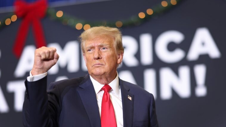 Donald Trump, qui s'attribue régulièrement le mérite du meurtre de Roe v. Wade, suggère qu'il est ouvert à une interdiction nationale de l'avortement