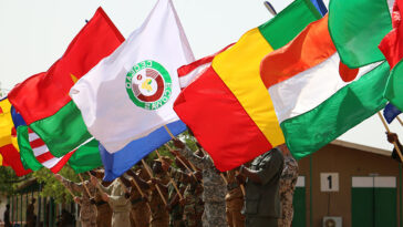 cc Amid a worsening security and economic outlook in the Sahel, ECOWAS leaders have decided that the only way forward is for Mali, Niger, and Burkina Faso to be brought back into the fold. , modified, https://flickr.com/photos/usarmyafrica/26204214853/in/photolist-FVzs8P-u7hQtm-ts2SFP-8uNQKo-qBhvad-NJ3QJA-GQVgzP-FVu4s9-GNNxhN-GNNEpy-FVzNC6-GQUEGx-GQVxup-FVuyuY-FVyyqR-FVtGDA-FVtAyQ-qSnLT4-rvZp8w-o5Xhyr-nPZGr7-r9NEV7-qd6chi-oa3UYM-nPeXfn-8Gm87Y-nNAGSt-9fhk44-8uNPNs-8vgTKg-qSsXfn-8uKMLK-GJZTj8-GK1jkv-o5FRin-S93wbj-8uNPLJ-r9THSn-25j9ge9-o5pndF-o7kPkU-8uKMkt-8uKLGt-8uKNiK-8uKN4r-8uNR1o-8uKLDc-8uNQYG-8uKKTx-8uNQH9