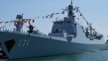 Simon YANG cc, Flickr, modified, PLA Destroyer 171; https://flickr.com/photos/132161539@N08/21309925451/in/photolist-yt5WpM-XLAzYz-yq4PVE-WuLDNb-yaSSHc-yk3e3j-XaymWG-XLAC4X-XGw5zs-FQ58tK-XGw4L3-yq2FeL-yq2iK3-ARkubD-ykkBkv-XGw3LY-yk3Mjw-XLAB9R-stezNL-sPKMr7-XGw5jN-273haHy-2h7QfSz-BNQGc7-2h7S9k5-rSC48A-BHJLZb-yboQSu-XaykRL-WuLCLm-WuLECh-XayxUo-ybv1br-fCMZZv-ysk5xc-XGw48E-XLAz2K-ysoFa2-yq1tA7-yrpBnd-ysj8uX-qm7EG1-stm6nn-XayxzW-ysj7AT-XLAyxZ-oFJLEu-XLAyQn-XLAzwc-xvivvm