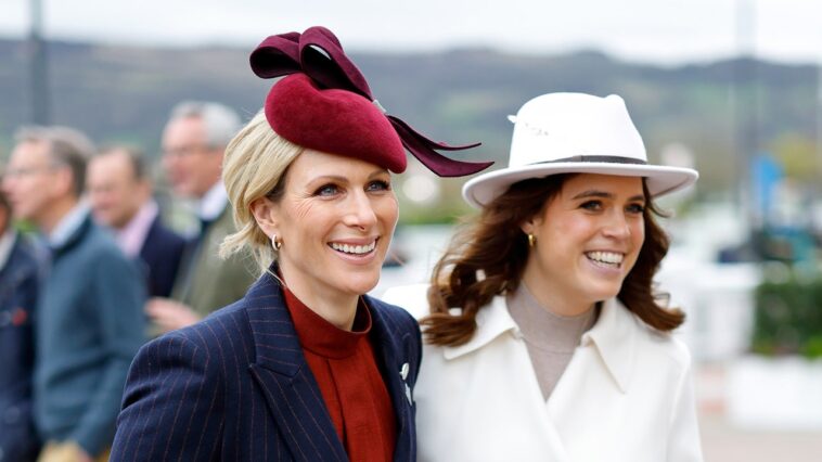 La princesse Eugénie et Zara Tindall profitent d'un moment de rapprochement entre cousins ​​sur la piste
