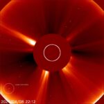 Aperçu final : la comète se désintègre peu de temps après l'observation de l'éclipse Comet SOHO-5008 in LASCO C2
