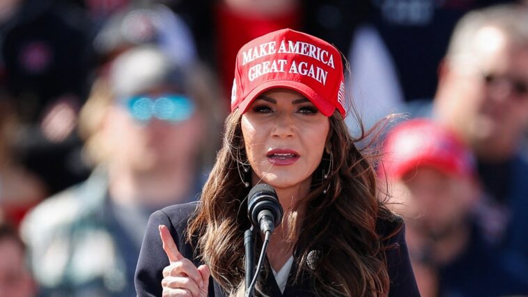 Kristi Noem, la tueuse de chiots, ne sera probablement pas la vice-présidente de Donald Trump