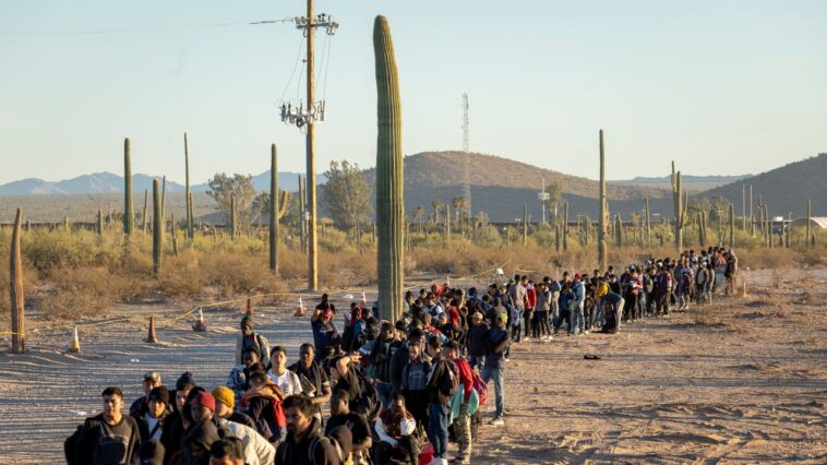 Les républicains de l'Arizona votent oui pour un projet de loi qui légaliserait le meurtre de migrants soupçonnés d'intrusion Les républicains de l'Arizona votent oui pour un projet de loi qui légaliserait le meurtre de migrants soupçonnés d'intrusion