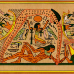 Sky Goddess Nut, Covered in Stars