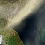 Un satellite de la NASA capture un mur de poussière monumental au-dessus de la péninsule coréenne