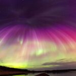 Aurora Near Saskatoon in Saskatchewan, Canada