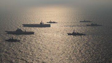 Malabar 2020, Official U.S. Navy Page, modified, https://flickr.com/photos/usnavy/50613870887/in/photolist-2k7zjsk-SXt7UG-2h6nY58-2josuq2-2gopNgs-2kFHnw7-DsohWo-Vfvesb-2m1hMbn-2hHamsu-2m7hoMo-ZmEakA-Dj2ngQ-2hsZdbT-UpGTRm-DRC6vX-5kCXYm-CAis4G-RzPHH6-2iF8Qb8-Cx6FJh-2nmKfYP-D6XLWA-2iF5TqV-25FB4cb-2nitMVz-2nGdT5M-GgqZbp-2gVikgB-2npdsuo-Ud14XX-71xS6c-s5Yb9y-2isCGbk-2mMLYmv-UF9gow-ZTnaDS-2jxV72v-SLomfN-2nftLsr-VkN597-2cMNNjU-2gcZqSs-Hd1n3a-VAfibR-UeEkK7-EMevbf-GYeEqE-2ok8V2X-2nsfL57