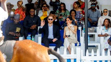 Meghan Markle et le prince Harry passent leur dernière journée au Nigeria sur le terrain de polo
