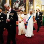 La reine Camilla portait un diadème familier lors du banquet d'État japonais, mais elle a fait ses débuts avec une pièce historique de parure royale