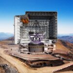 Cross Section of the Giant Magellan Telescope Enclosure, Pier, and Mount