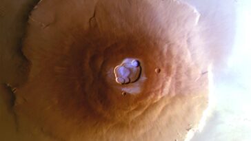Tharsis Volcano Mars