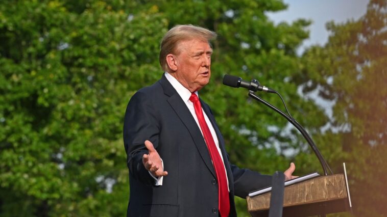 Donald Trump célèbre l'indépendance américaine en dénigrant Joe Biden et Kamala Harris Donald Trump célèbre l'indépendance américaine en dénigrant Joe Biden et Kamala Harris