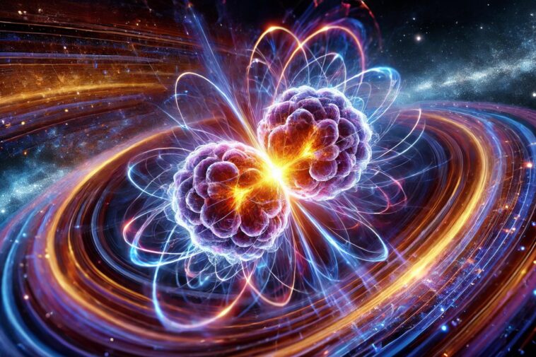 Frontières de la physique : les structures nucléaires révélées par les collisions atomiques SciTechDaily