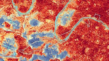 Cartographie de la chaleur du marathon avec la technologie de la NASA aux Jeux olympiques de Paris