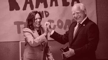 Douce émotion : comment le ticket Harris-Walz exerce la joie face à Donald Trump