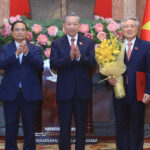 Photo title: General Secretary, President To Lam appoints new deputy prime ministers: Mr. Nguyen Hoa Binh, Mr. Bui Thanh Son and Mr. Ho Duc Phoc on August 26, 2024 Photo credit: VNA