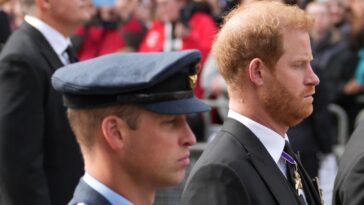 Le prince Harry et le prince William auraient gardé leurs distances lors des funérailles de leur oncle