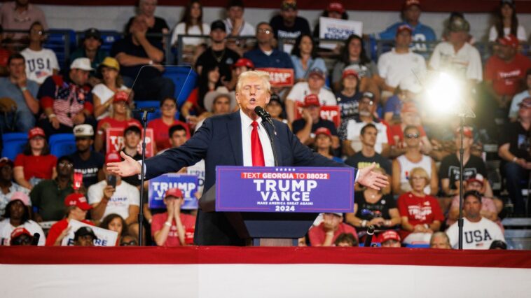 Les républicains pensent qu'ils pourraient gagner si Donald Trump se concentrait simplement sur les problèmes