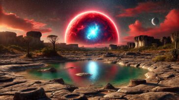 Exoplanet Orbiting Red Dwarf Star