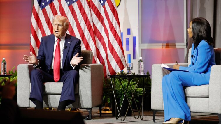 Toutes les choses folles que Donald Trump a dites à une salle remplie de journalistes noirs