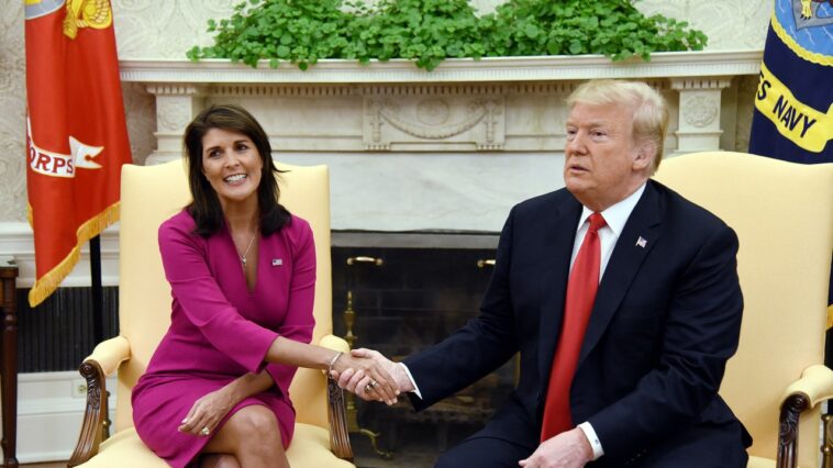 Nikki Haley dit qu'elle vote pour Trump mais n'a pas oublié qu'il est un énorme connard