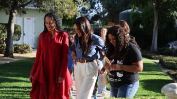 Meghan Markle a rejoint des préadolescents locaux pour faire du bricolage, avec le soutien des fondations d'Oprah et Melinda French Gates