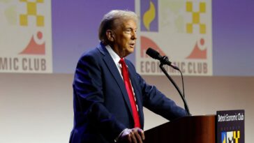 Donald Trump a critiqué Detroit dans son discours aux électeurs du Michigan