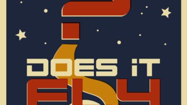 Le logo du film « Est-ce que ça vole ? » podcast.