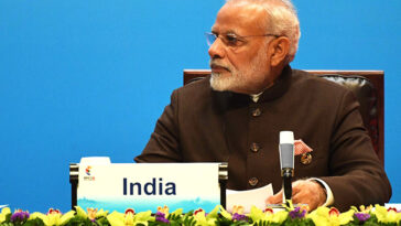 cc Presidential Press and Information Office, modified, https://commons.wikimedia.org/wiki/File:Prime_Minister_Narendra_Modi_at_the_meeting_with_BRICS_Business_Council_members,_2017.jpg
