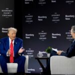 On a demandé à deux reprises à Trump de s’engager en faveur d’un « transfert pacifique du pouvoir » – et il a éludé la question