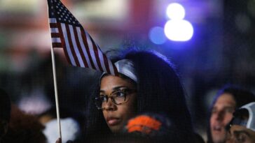 La vue depuis le siège des élections de 2024 de Kamala Harris