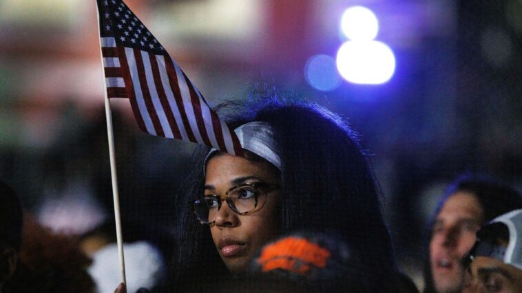 La vue depuis le siège des élections de 2024 de Kamala Harris