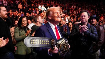 Donald Trump revient au Madison Square Garden pour le combat de l'UFC, flanqué d'Elon Musk et des alliés de MAGA