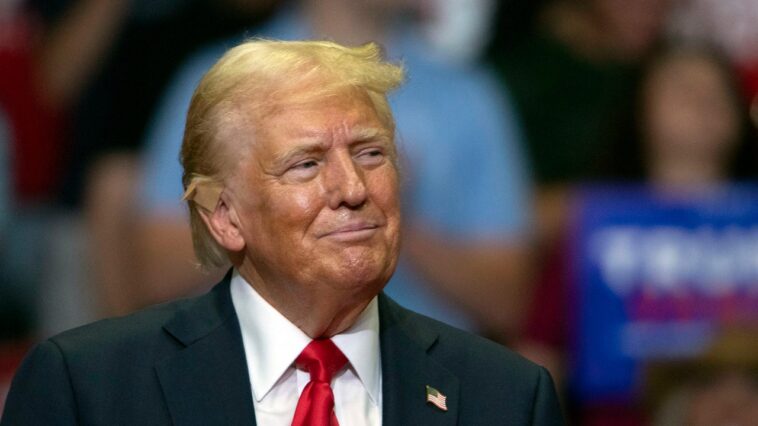 Donald Trump s'interroge sur les « fausses nouvelles » tirées et mime un acte sexuel dans les derniers jours avant les élections