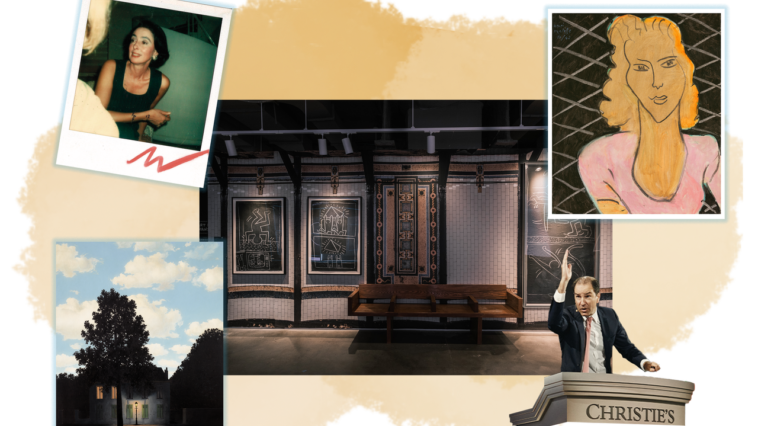 Magritte de Mica, un train plein de Harings et la banane de Cattelan : c'est la semaine des ventes aux enchères à New York