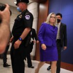 Trump, qui a un jour exhorté ses partisans à « se battre comme un enfer » le 6 janvier, a déclaré à la foule que Liz Cheney devrait avoir des armes « braquées sur son visage »