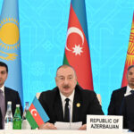 English: Informal Summit of Heads of State of Organization of Turkic States was held in Shusha, modified, cc president.az