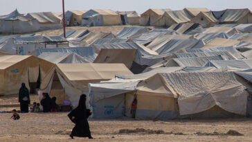 cc Y. Boechat (VOA), modified, https://commons.wikimedia.org/wiki/File:VOA_in_Al-Hol_Camp,_Syria,_17_October_2019.jpg