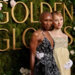 Cynthia Erivo et Ariana Grande ont l'air incroyablement belles sur le tapis rouge des Golden Globes 2025, sans leur signature rose et vert