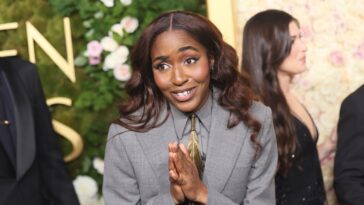 Ayo Edebiri assiste aux Golden Globes 2025 dans le style « Leading Lady »