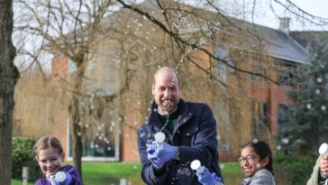 Le prince William Giddily joue un scientifique pendant une journée