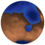 Illustration de ce à quoi Mars ressemblait il y a 3,5 milliards d'années