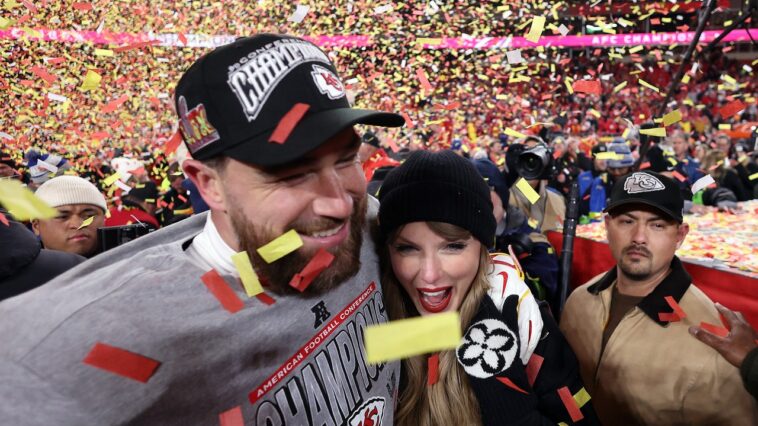 Travis Kelce Fields Back-to-back Question pour savoir s'il proposera à Taylor Swift au Super Bowl 2025