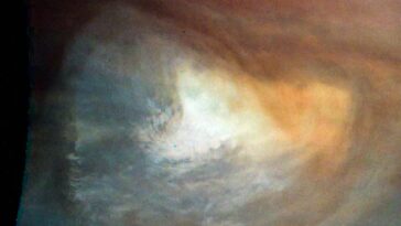 Jupiter thunderstorm