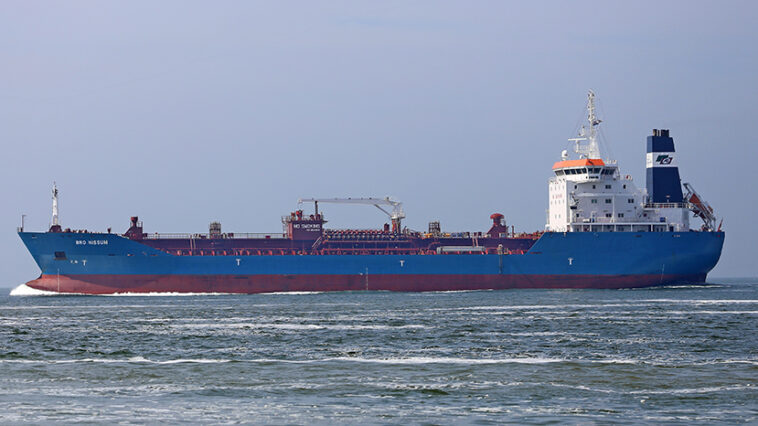 Ship Name: BRO NISSUM / Ship Type: Oil Products Tanker. The tanker is mainly used for the transport of petroleum products. / Photo illustrative; ship is not part of Russia